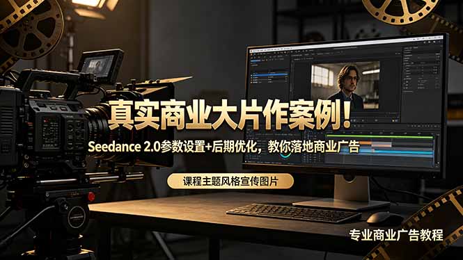 真实商业大片作案例！Seedance 2.0参数设置+后期优化，教你落地商业广告-源创文化-轻创终点站