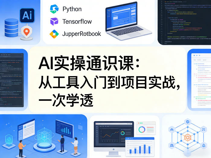 AI实操通识课，从工具入门到项目实战，一次学透-源创文化-轻创终点站