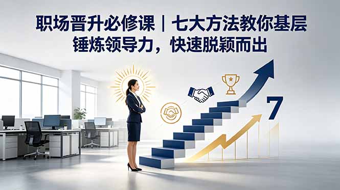 付费文章：职场晋升必修课｜七大方法教你基层锤炼领导力，快速脱颖而出-源创文化-轻创终点站