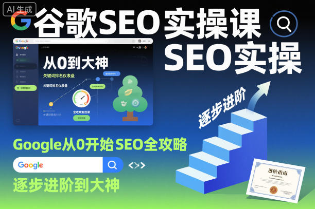 谷歌SEO实操课,Google从0开始SEO全攻略,逐步进阶到大神(更新26年)-源创文化-轻创终点站