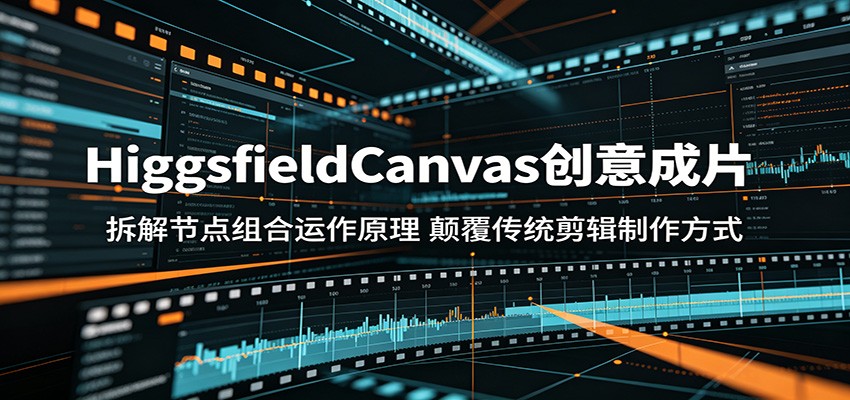 HiggsfieldCanvas创意成片：拆解节点组合运作原理，颠覆传统剪辑制作方式-源创文化-轻创终点站